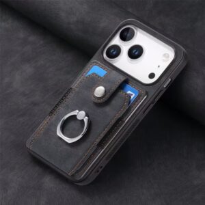 iphone 17 pro Multi-Card Slot Hoesje zwart