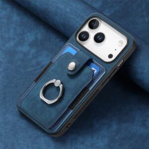 iphone 17 pro Multi-Card Slot Hoesje blauw