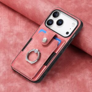 iphone 17 pro Multi-Card Slot Hoesje roze