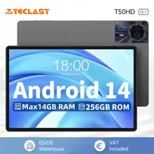 teclast T50hd Android 14 Tablet, 11 "2K Fhd +, Max 14Gb Ram, 256Gb Rom, met sim
